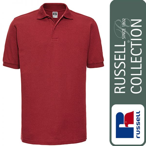 Hardwearing Polycotton Polo Shirt - RUSSEL - Z599