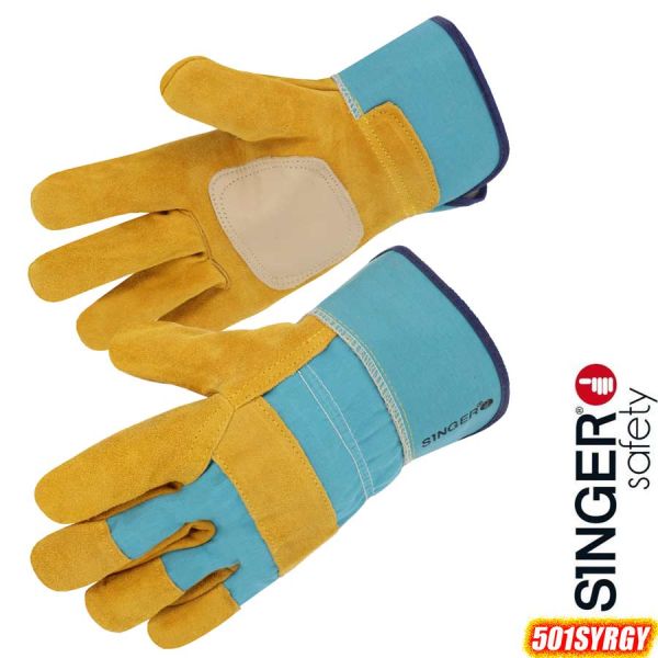 Lederhandschuh mit Verstaerkung der innenhand, 201SYRGY, SINGER Safety