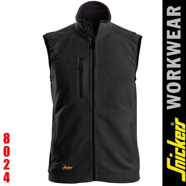 POLARTEC Fleece Weste -8024 - SNICKERS Workwear-black