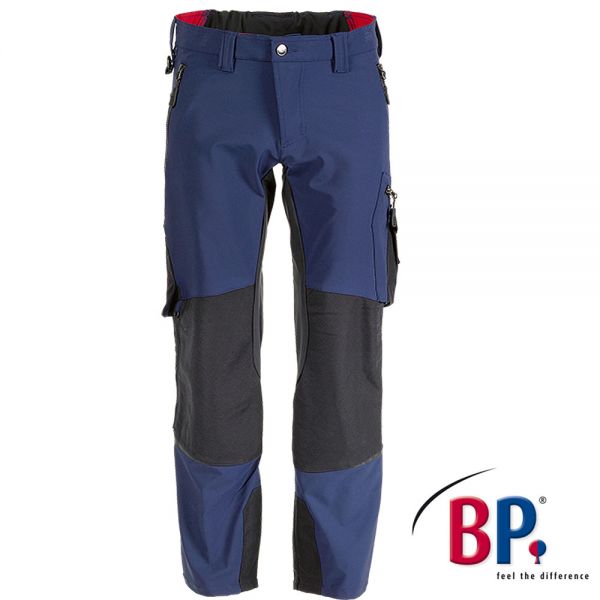 Superstretch Arbeitshose, nachtblau-schwarz, BP Workwear-10020