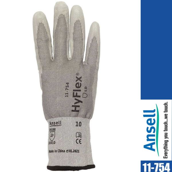 Antistatische Schnittschutzhandschuhe ANSELL HYFLEX (11-754),