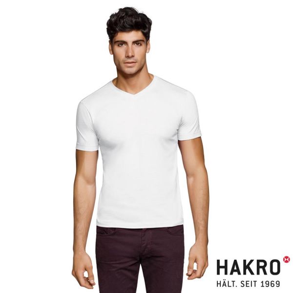 HAKRO 296, V-Ausschnitt T-Shirt modern