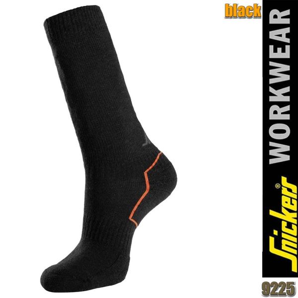 Wollfrottee-Socken, Doppelpack, Schwarz, Snickers - 9225