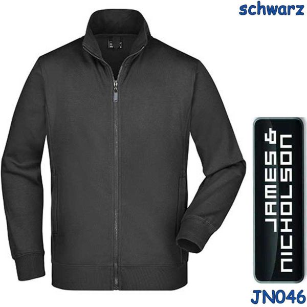 Sweat Jacke, Herren, James & Nicholson, JN046