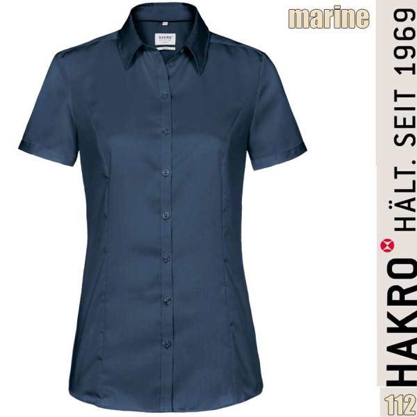 NO. 112 Hakro 1/2-Arm Bluse Business, marine