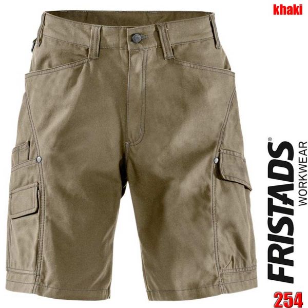 Service Shorts, 254, FRISTADS Workwear, 100128, khaki
