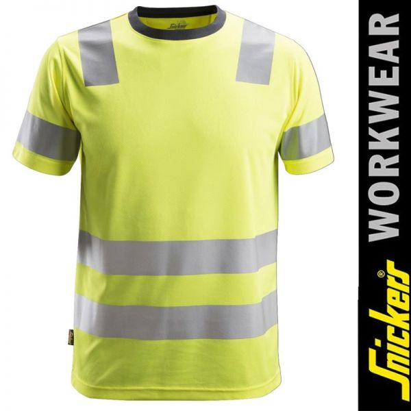 2530 - AllroundWork, High-Vis-T-Shirt Klasse 2-SNICKERS Workwear-gelb
