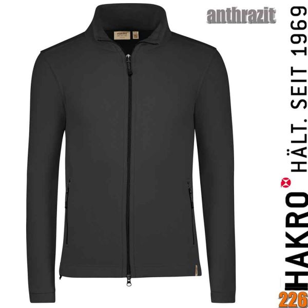 NO. 846 Hakro Fleecejacke Eco GRS, anthrazit