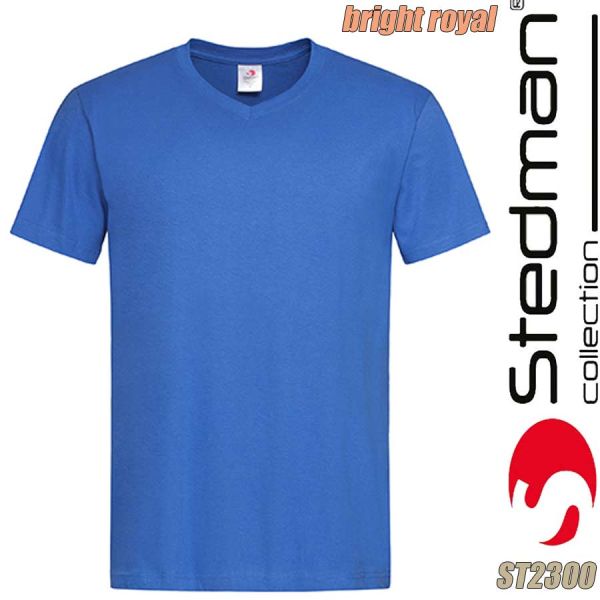 Classic V-Neck T-Shirt, S270-ST2300 -STEDMAN