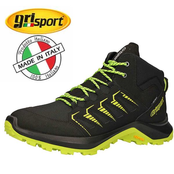 Trekkingschuh, Arbeitsschuh, GRISPORT, schwarz-lime