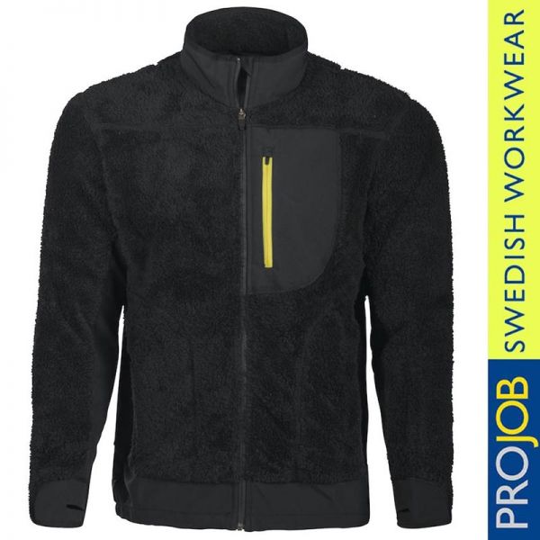 3305 HIGH Loft Fleecejacke - PRO JOB - schwarz