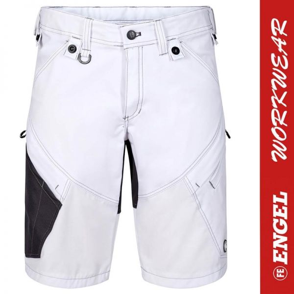 X-Treme Stretch Shorts - 6366 - ENGEL Workwear - weiss