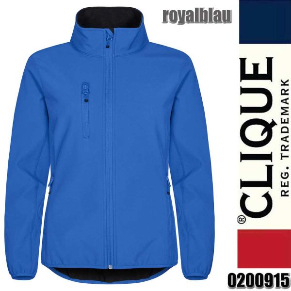 Classic Softshell Vest Lady, Clique - 0200916, royalblau
