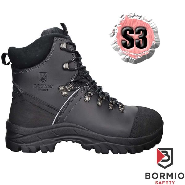 Bormio Leder - Sicherheitsschuh S3 hoch, 10251