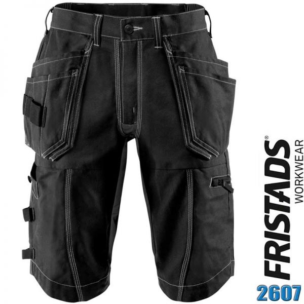 Stretch Shorts 2607 FASG, Baumwolle, FRISTADS, schwarz