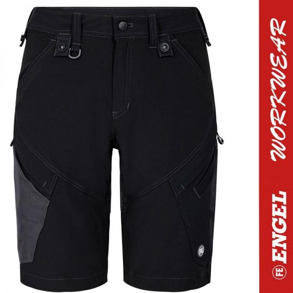 X-Treme Stretch Shorts - 6366 - ENGEL Workwear - schwarz