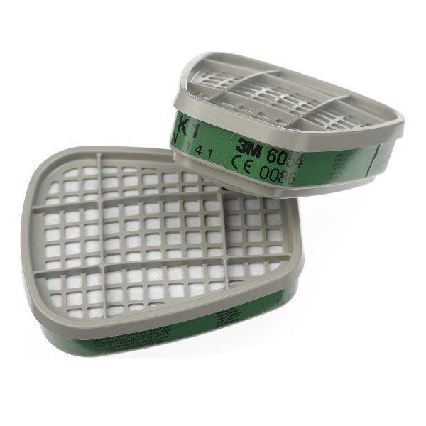 Filterpatrone 3M (6054 K1) gegen Ammoniak.