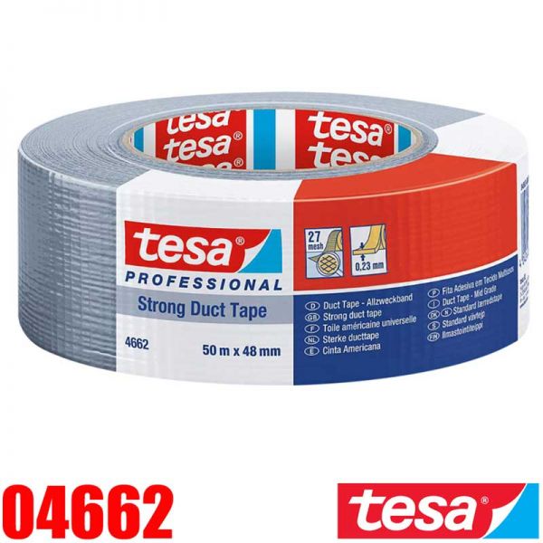 Betonklebeband TESA - silber - 48mm x 50meter - 04662