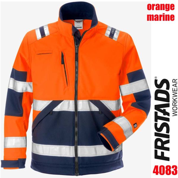 HIGH VIS SOFTSHELL-JACKE KL. 2 4083 WYH, 125024