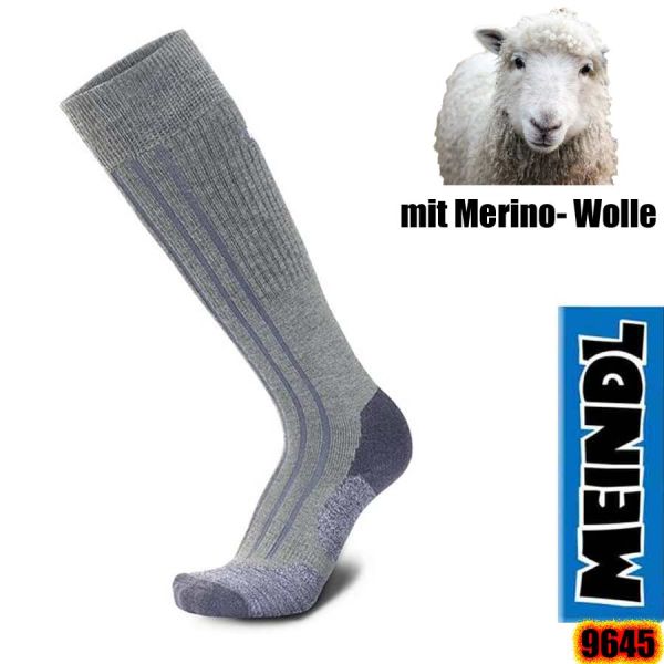 Mt Jagd Socken Lang mit Merino Wolle, MEINDL, 9645