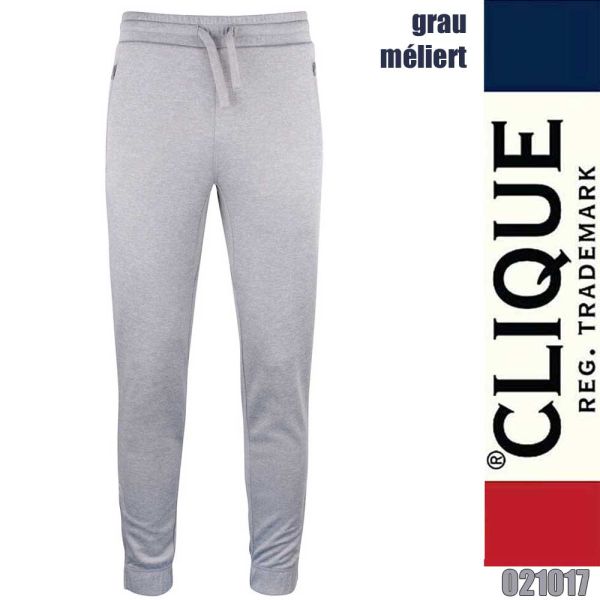 Basic Active Pants, Jogginghose, Clique - 021017, grau meliert