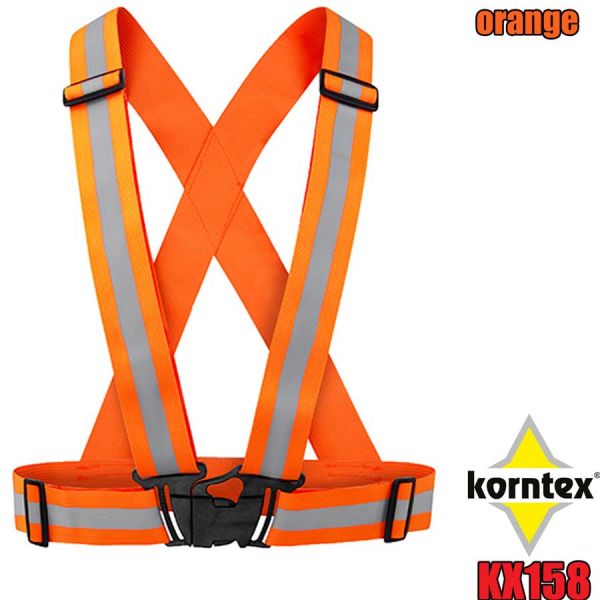Reflective Body Belt, Warnschutz, Korntex,one size - KX158