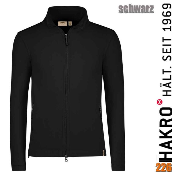 NO. 846 Hakro Fleecejacke Eco GRS, schwarz