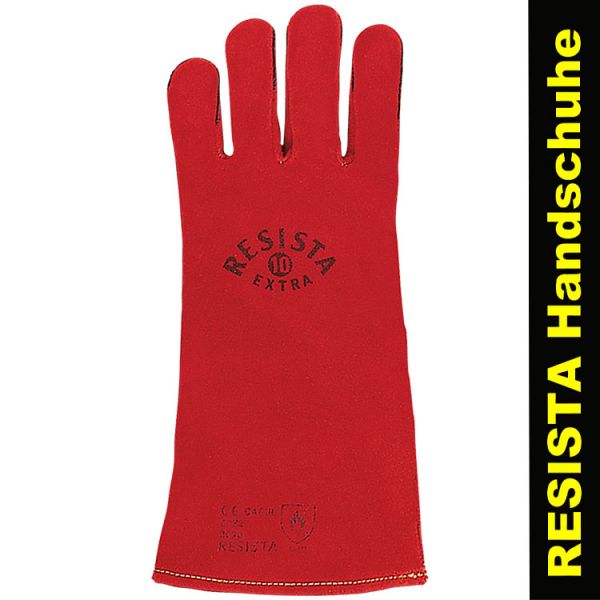 Schweisserhandschuhe RESISTA-EXTRA, rotbraun