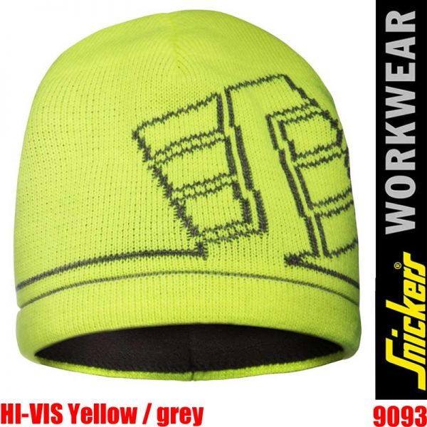 2-Lagen Windstopper Mütze, 9093, SNICKERS Workwear-yellow