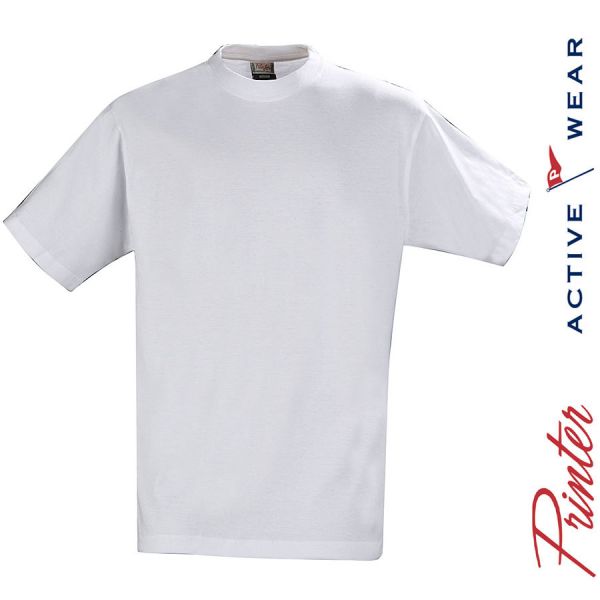 T-Shirt von Printer Activewear - weiss - 2264003