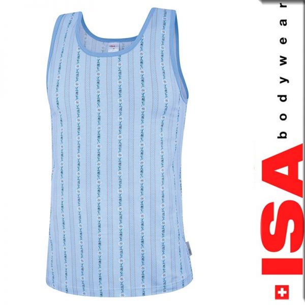 Athletic Shirt - Edelweiss - hellblau - ISA Bodywear - 110022