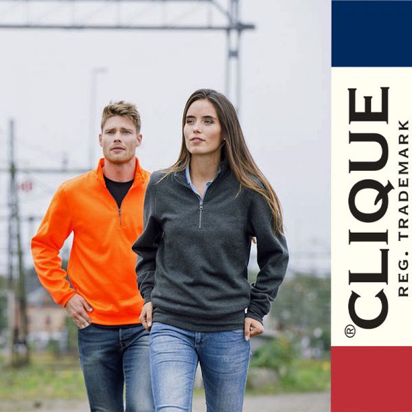 Basic Half ZIP, Sweat Shirt, Clique - 021033