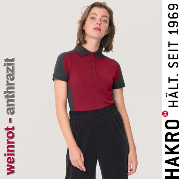 NO. 239 Hakro Damen Poloshirt Contrast Performance Mikralinar