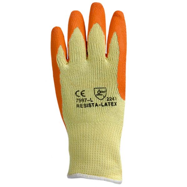 RESISTA--Latex-Handschuhe, orange, 7997