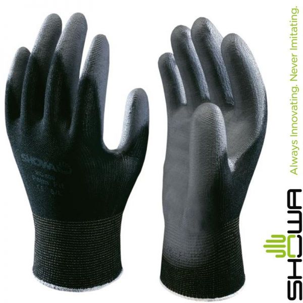 Showa Palm Fit (B0500) schwarz, Tech Handschuh für Reinraum