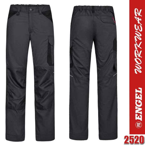 Venture Arbeitshosen, ENGEL Workwear, 2520-154, anthrazit-schwarz