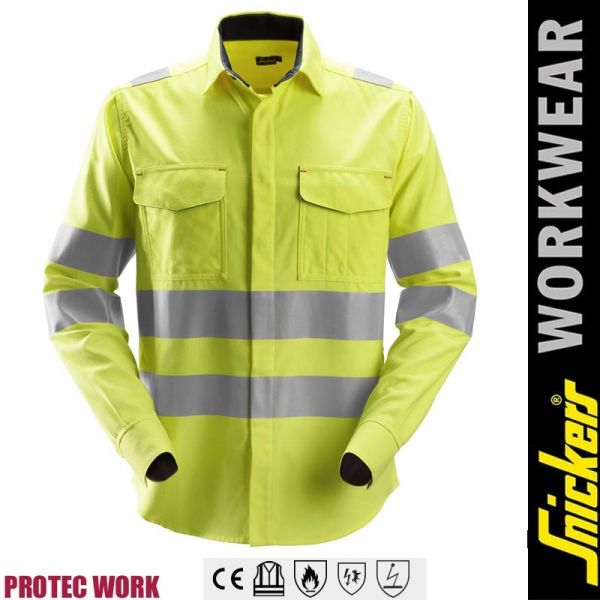 ProtecWork-Langarmhemd - Flammhemmend - SNICKERS Workwear - 8562