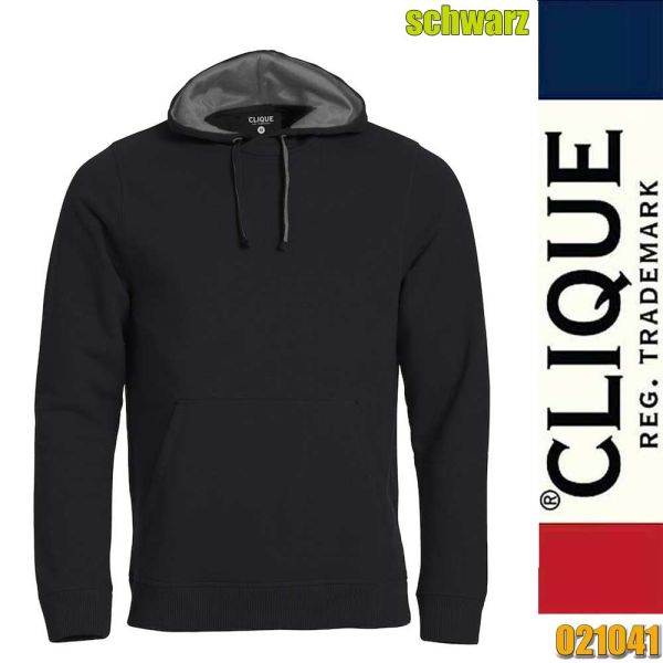 Classic Hoody, Clique - 021041, schwarz