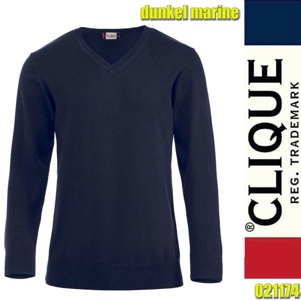 Aston Strickpullover V-Ausschnitt, Clique - 021174