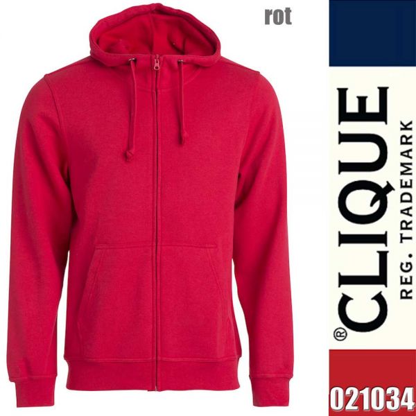 Basic Hoody Full Zipp, CLIQUE, 021034