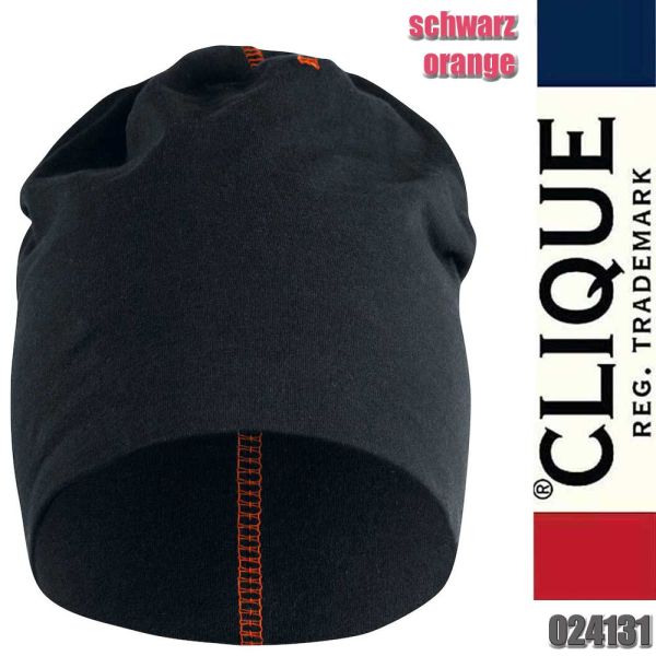 Kyle Mütze, Clique - 024131, schwarz-orange