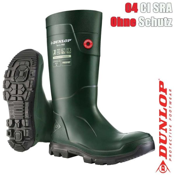 DUNLOP Gummistiefel Purofort FieldPRO -green