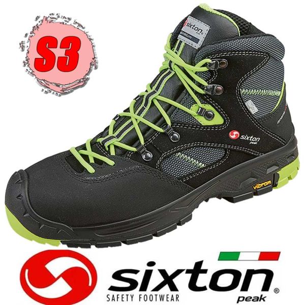 ORTISEI S3 ‌Wasserdichter Bau-Sicherheitsschuh SIXTON.