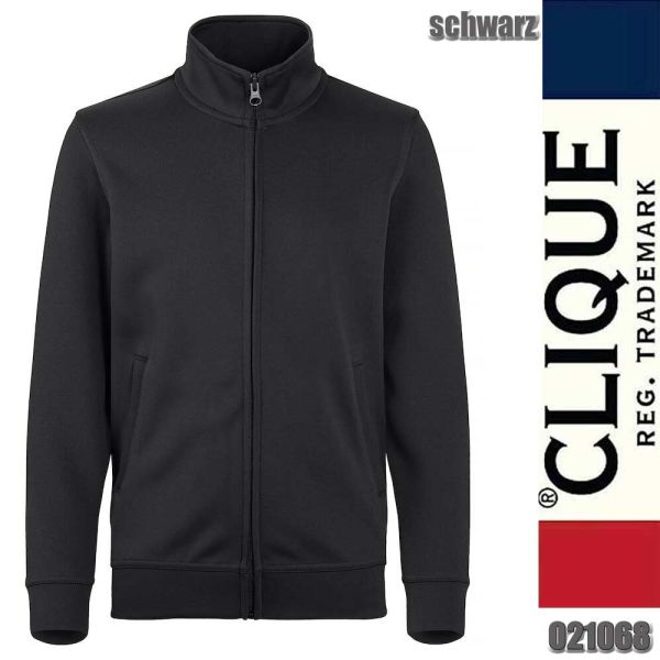 Basic Active Cardigan Junior Sweatjacke, Clique - 021068, schwarz