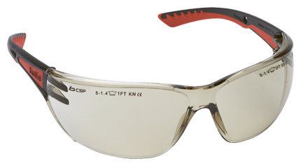 NESS+-CSP EN 166, CE Leichte Schutzbrille, getönte Scheiben,