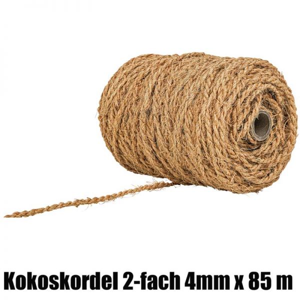 Kokoskordel, 2-fach, 4 mm x 85 meter 