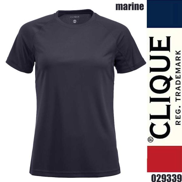 Premium Active-T Ladies, funktionelles T-Shirt, Clique - 029339, marine