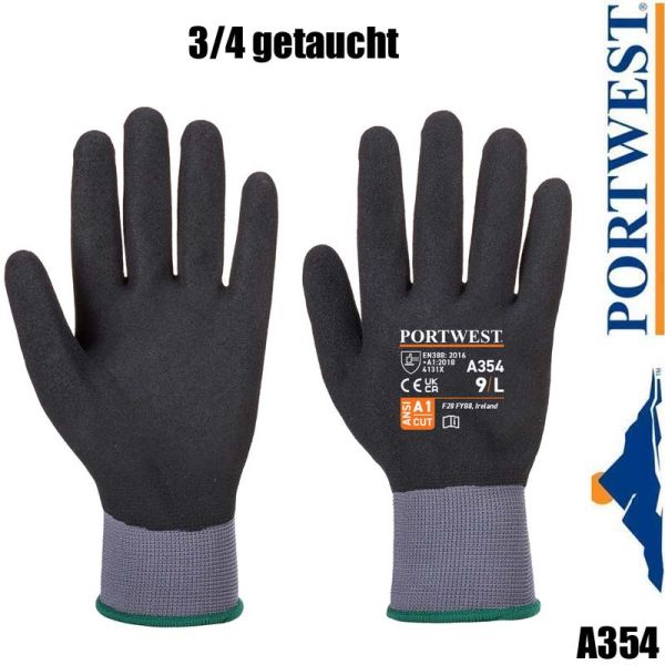 Dermiflex Ultra Pro Nitrilschaum Handschuh, 3/4 getaucht, A354, PORTWEST