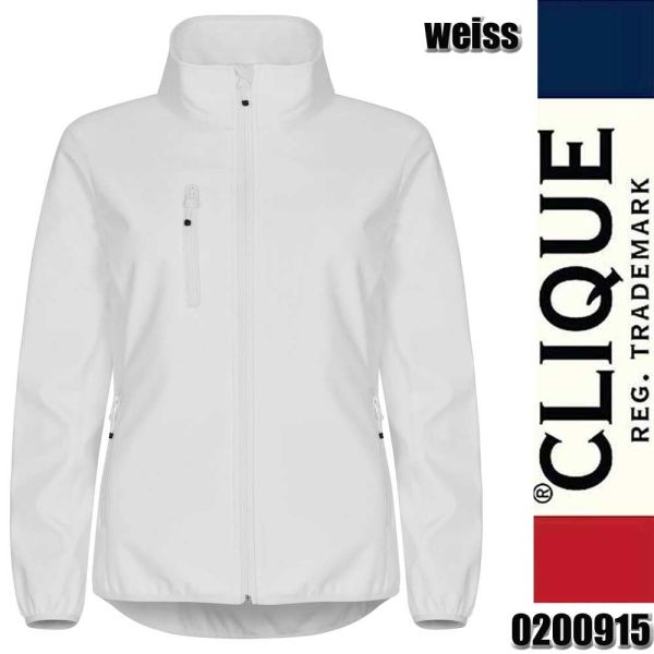 Classic Softshell Vest Lady, Clique - 0200916, weiss