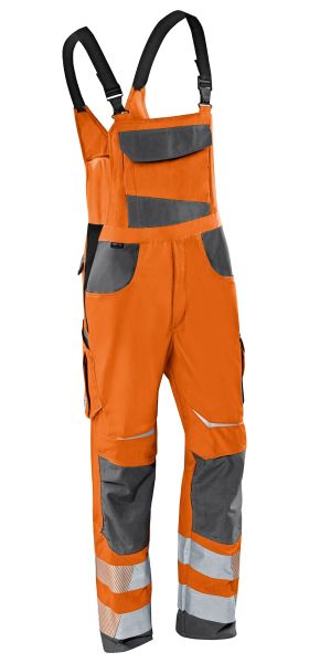 Warnschutz Latzhose, REFLECTIQ, 3207 - warnorange-anthrazit